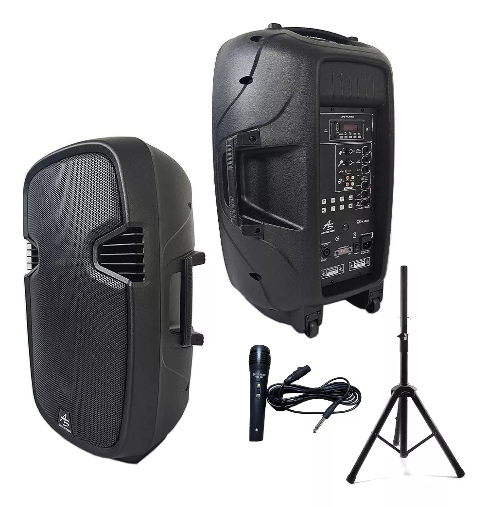 BAFLE ACTIVO AMERICAN SOUND 15"