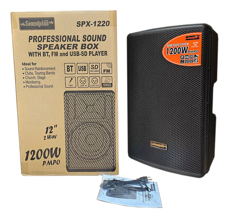 BAFLE ACTIVO SOUNDPLUS PRO 12"