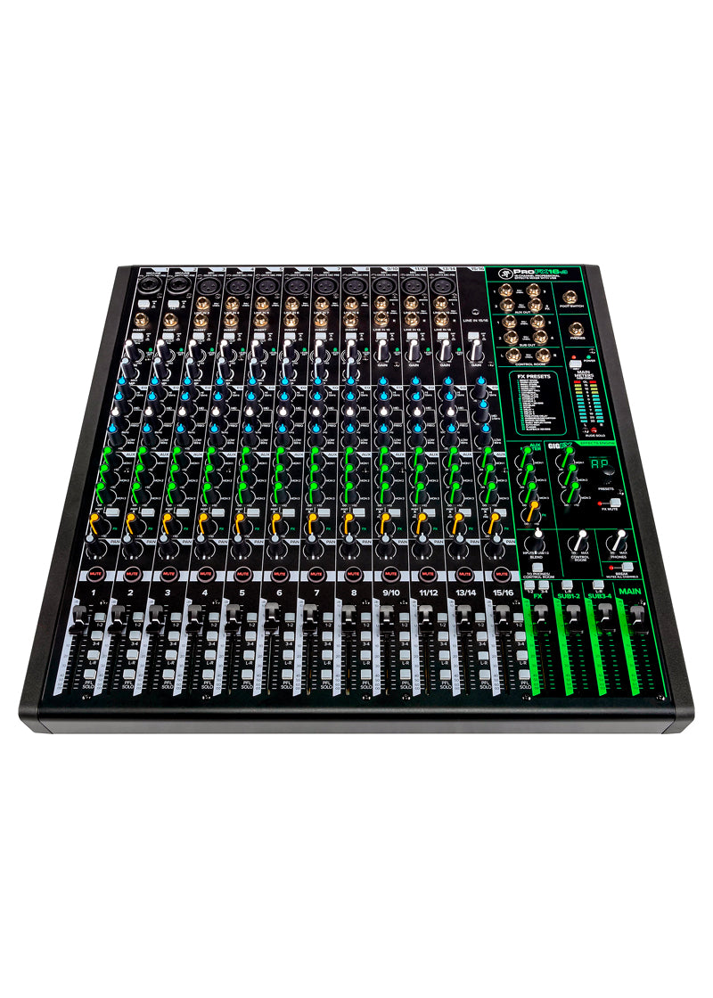 Mackie ProFX16v3 16-Channel 4-Bus Professional Effects Mixer With USB