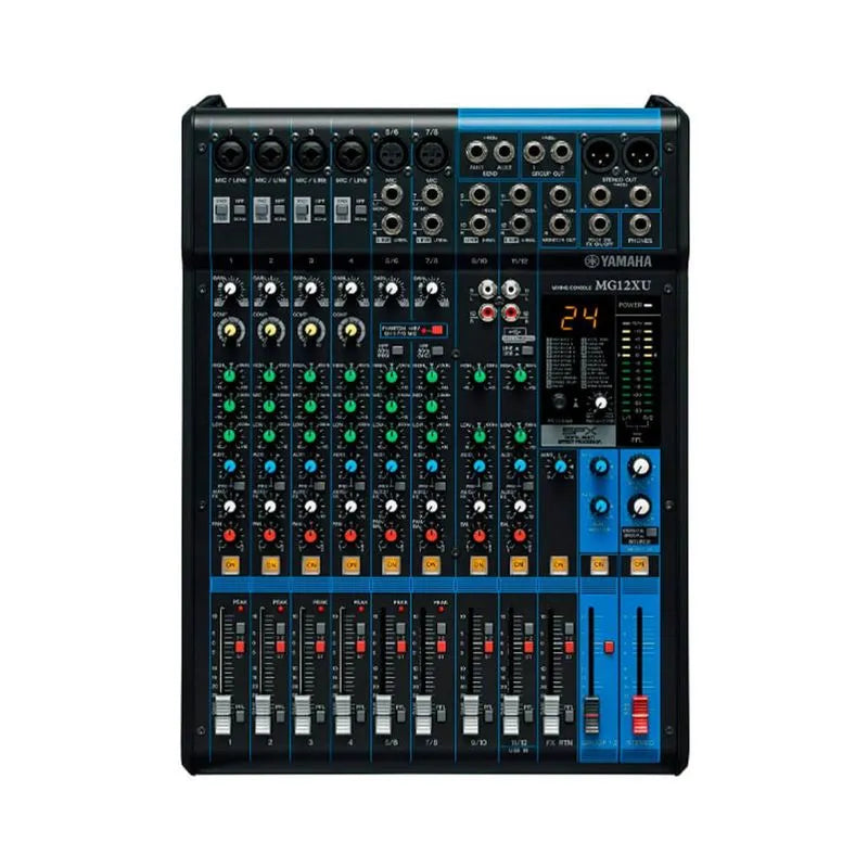 MEZCLADORA ANALOGA YAMAHA MG12XU CON 12 CANALES/EFECTOS